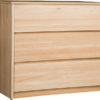 Graduate Series Three Drawer Chest in Natural