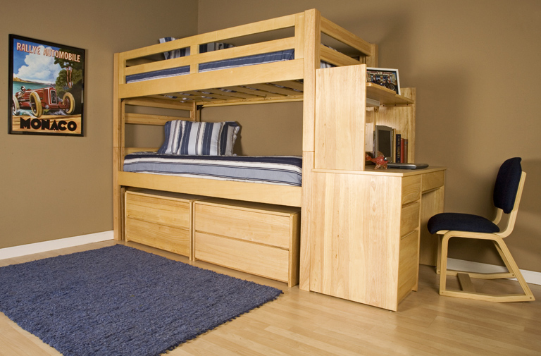 Graduate Series Bunk Bed Varsity Loft, Adjustable Height Bunk Beds