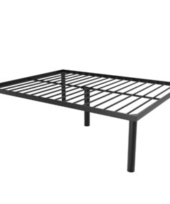 Queen XL Black Metal Tube Bed